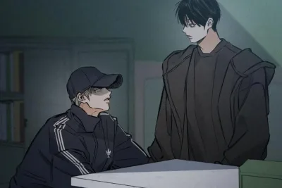 ¡Presta Atención! Interesante Comparación entre los Personajes del Manhwa BL Detrás del Escenario Cap 47 ESP SCAN